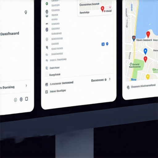 Screenshot of local SEO maps analytics and rank tracking dashboard
