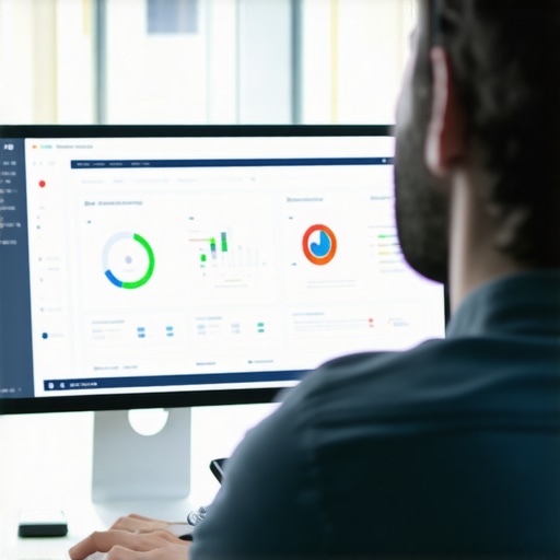 Person reviewing local SEO dashboards on a computer