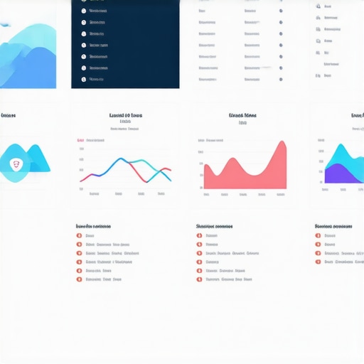 Close-up of a digital analytics dashboard showing local SEO metrics and maps