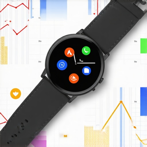 Chart illustrating rising trends of wearable device interactions in local map analytics