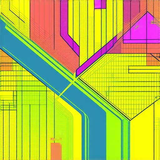 A colorful digital map showing changing neighborhood borders symbolizing local SEO shifts