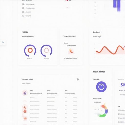A sophisticated dashboard showing various SEO metrics for local business optimization