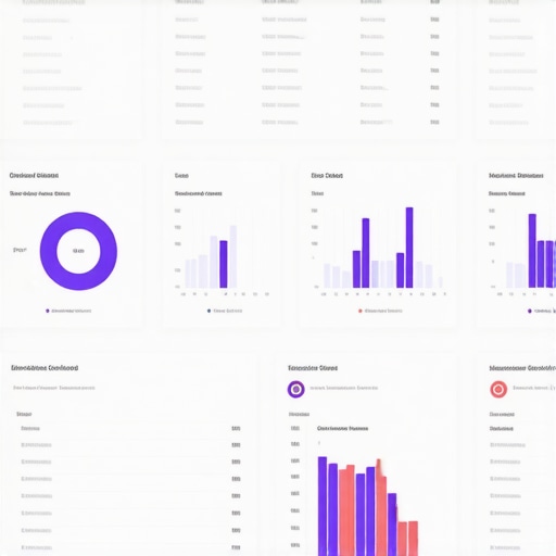 Understanding SEO Dashboard Nuances Close-up of a SEO analytics dashboard illustrating data discrepancies.