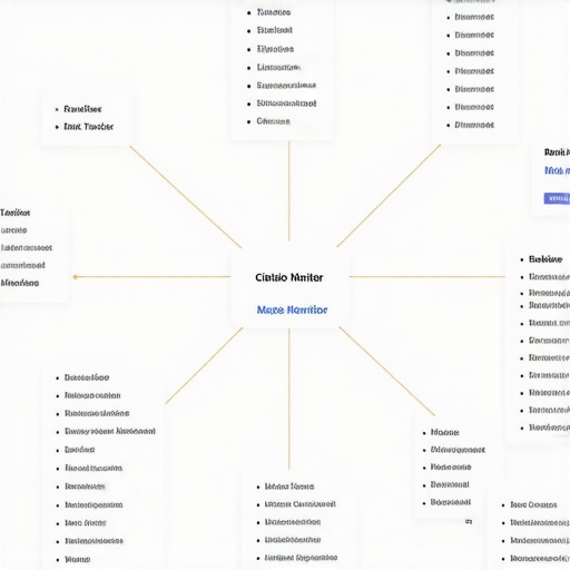 Diagram showing how different local SEO tools interact to improve local search results.