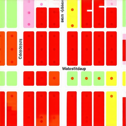 A local SEO heatmap showing ranking proximity for a service business.
