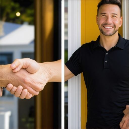 Comparison of authentic local business photography versus sterile corporate stock images for local SEO.