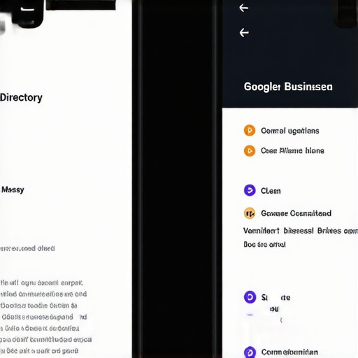 Business Data Consistency Comparison Comparison of inconsistent business citations versus a verified Google Business Profile.