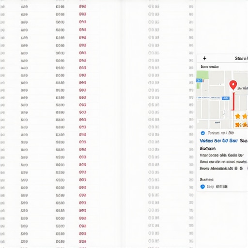Comparison of messy business data and a clean local search profile