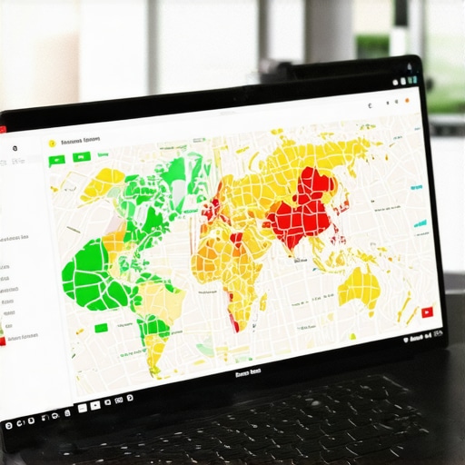 Visualizing local map pack rankings through a proximity heatmap tool.
