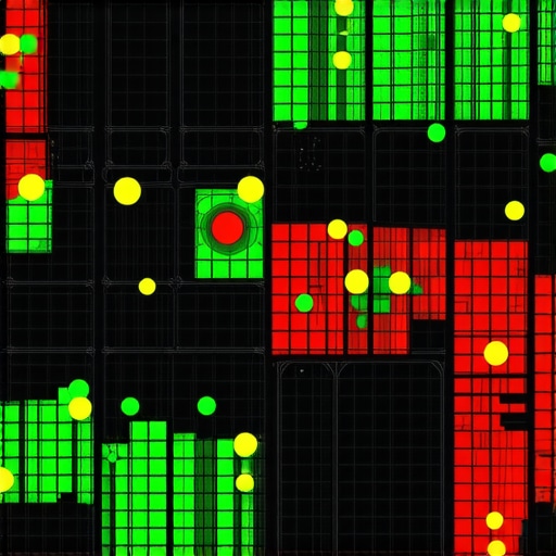 Local SEO Proximity Grid Ranking Map A heatmap showing how a business ranks in different parts of a city for the same keyword