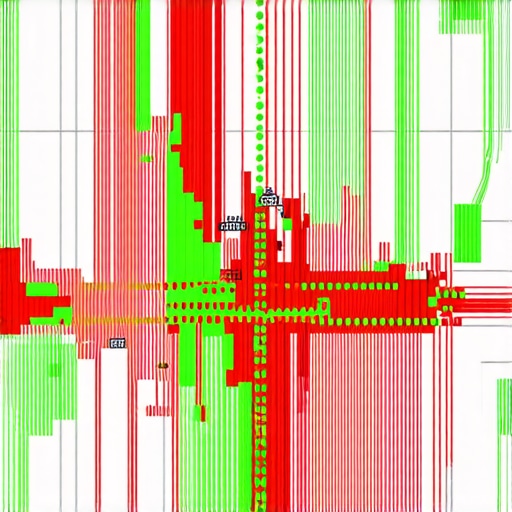 Local SEO Proximity Heat Map Grid A digital map showing various ranking positions across a neighborhood grid for a local business.