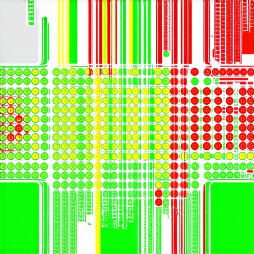 Local Search Grid Analysis Map A local SEO grid report showing search ranking performance across a specific geographic area.