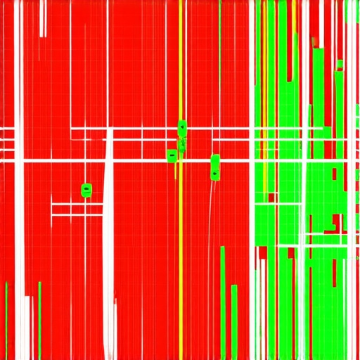A visual map showing how local search rankings change based on the user's physical location in a neighborhood.