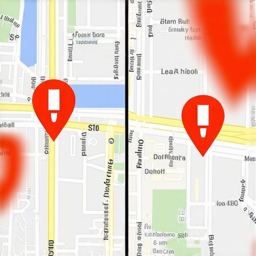 The high cost of inconsistent business data Comparison of consistent vs inconsistent local business citations on a digital map