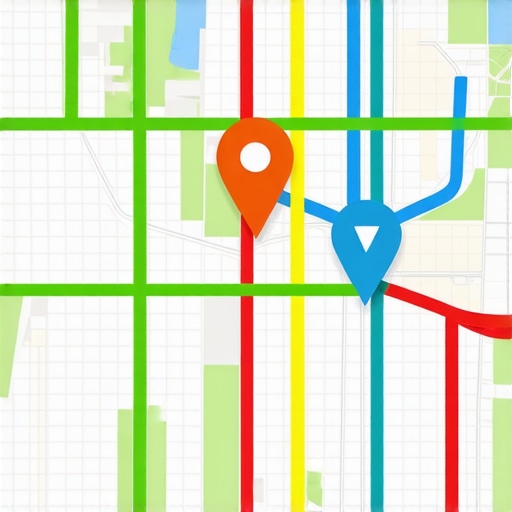 Visualizing Local SEO Proximity and Ranking Fluctuations A map grid showing ranking pins across a neighborhood to demonstrate local SEO proximity.