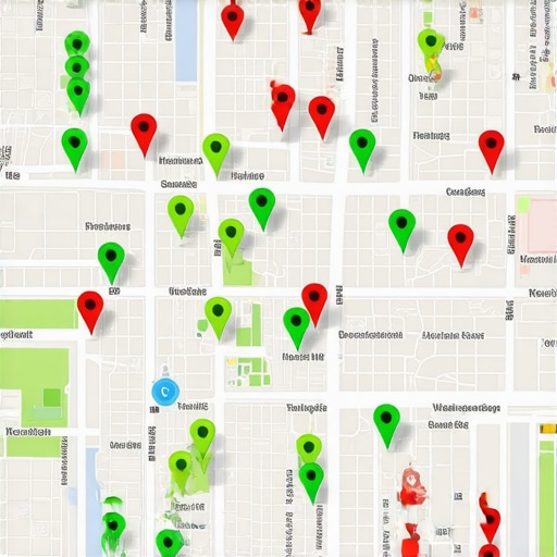 Visualizing Proximity and Local Search Rankings A 3D map grid showing ranking performance by neighborhood.